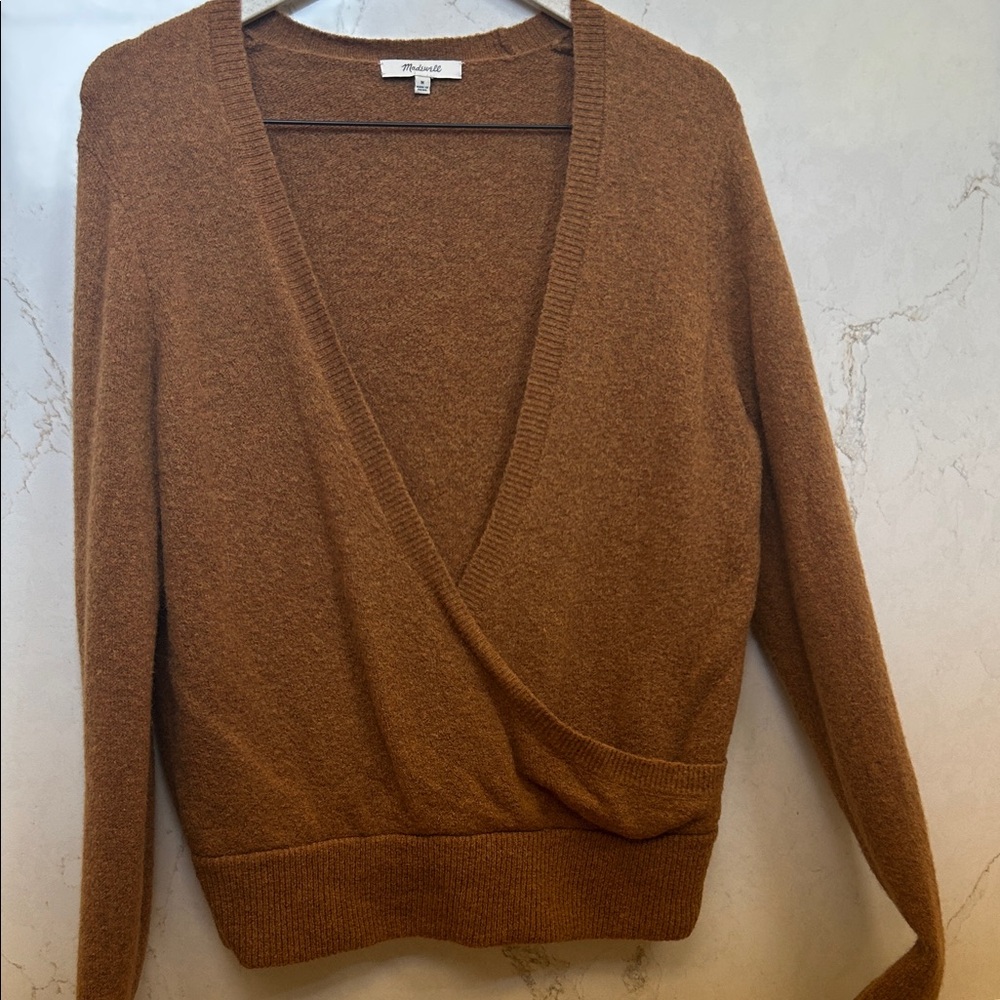 Madewell Tan Knit Cardigan Women’s Sweater medium